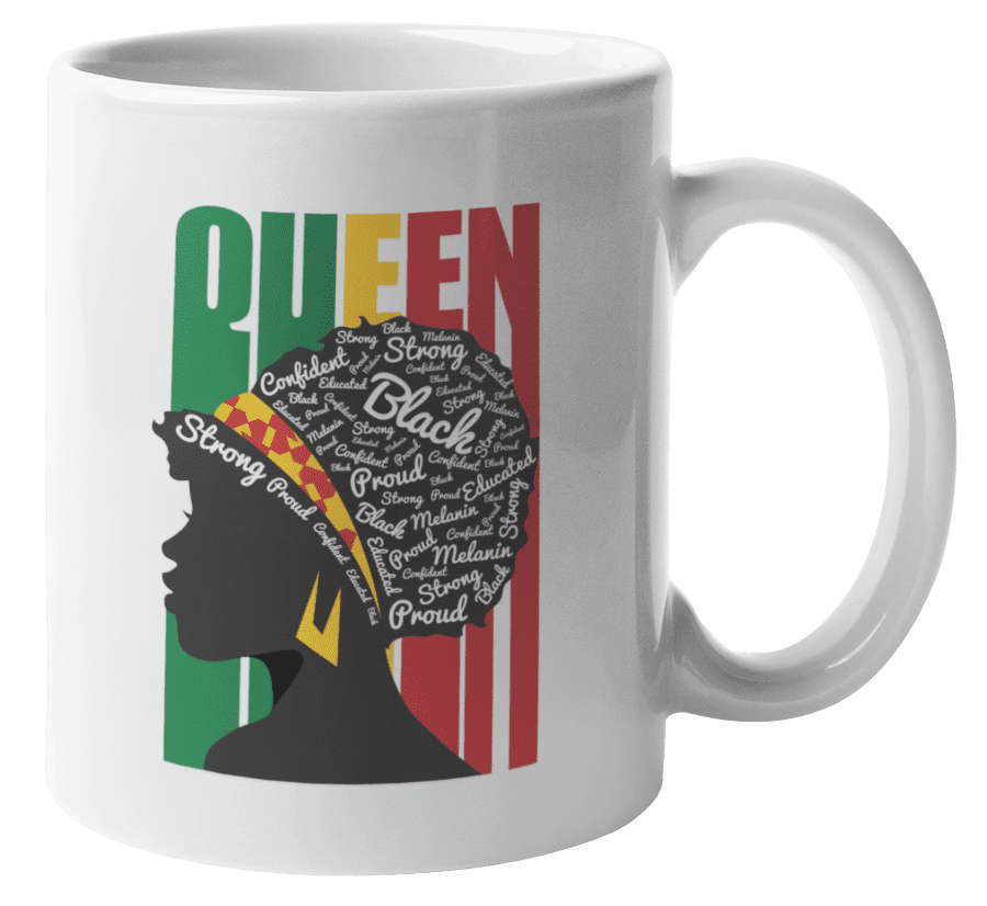 Black History Month Purple Mug Queen