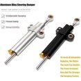 thumbnail image 3 of Black Motorcycle Steering Damper Double Tube Motorcycle Steering Damper For Suzuki, Anti-Shake Steering Pad, 3 of 5