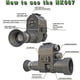 thumbnail image 3 of Megaorei Digital Night Vision Scope Monocular 200-400M Travel Infrared Camcorder Support Photo Video, 3 of 4