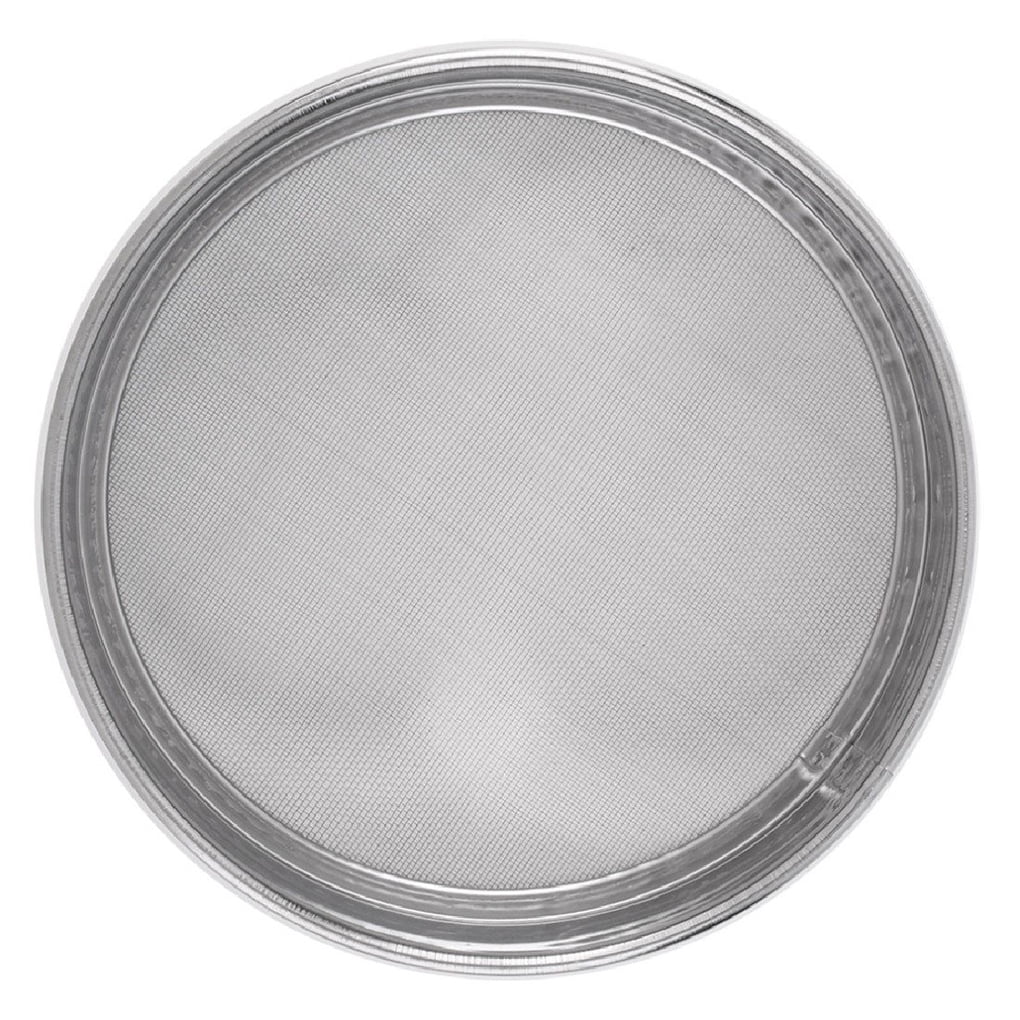 RDEXP Fine Mesh Flour Sieve Stainless Steel Round Sifter Dia 25cm/9.84Inch 40 Mesh