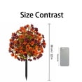 thumbnail image 6 of Uv Resistant Artificial Outdoor Flowers 2 Pack Fall Tone Fake Flowers with Ground Stakes for Yard Patio Porch Autumn Decor Outdoor Fake Flowers, 6 of 7