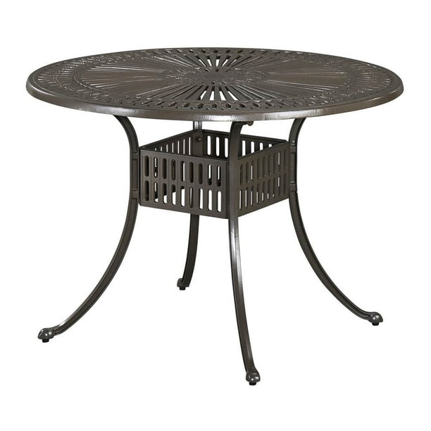 Largo 42 In Outdoor Round Dining Table Com Largo 42 In Outdoor Round Dining Table, 42 Inch Round Outdoor Dining Table