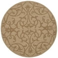 thumbnail image 4 of SAFAVIEH Impressions Clarisse Geometric Wool Area Rug, Light Brown, 3' x 5', 4 of 9