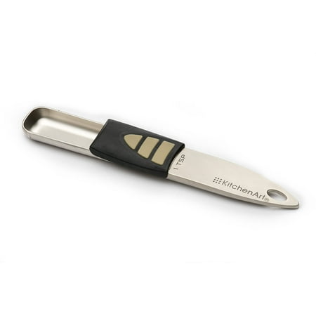 - Fox Run KitchenArt Pro Adjust-A-Teaspoon Measuring Spoon, Champagne Satin Finish