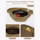 thumbnail image 3 of Riñonera BraveHawk OUTDOORS 800D de nailon militar resistente al agua, 3 of 8