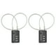 thumbnail image 1 of Candado de Combinación de Cable de Acero Uxcell para Bicicletas de Gimnasio, Gabinetes, Armarios 11.8" Negro, 1 of 7
