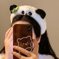 thumbnail image 6 of Yokua Soft Panda Ear Headbands Costume Elastic Hairband Novelty Party Headbands, 6 of 9