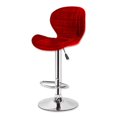 thumbnail image 2 of Jessar - Collection Supérieure Tabouret Pivotant Réglable, Ensemble de 2, Rouge, 2 of 3