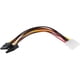 thumbnail image 2 of Cable de Poder BROBOTIX 2x SATA 4 pines Macho Molex Hembra 15cm, 2 of 5