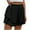 Black, variant on fatyb Womens Flowy Shorts Wide Leg Ruffle Tiered Casual Shorts Elastic High Waist Summer Shorts Beachwear