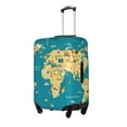 thumbnail image 2 of Kll World Map With Landmarks Luggage Cover Suitcase Cover Suitcase Protector (Luggage not included)-Large, 2 of 8