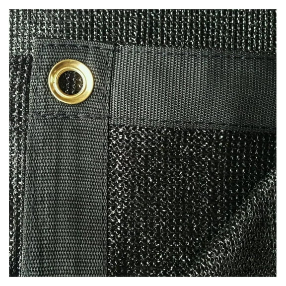 8 ft. x 8 ft. - 90% Shade, Black Color Sun Shade, Rectangle or Square Shade Sail, Great for Backyard, Patio, Kennel, Green House Shade Creation