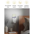 thumbnail image 4 of Night Lights Auto Sensor Sage Green Stripes Plug-in LED Nightlights Lamp Dusk to Dawn for Living Room, Bedroom, Bathroom, Hallway, Stairways Home Wall Decor, Navy Blue Nautical Anchor Night Light, 4 of 9
