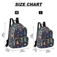 thumbnail image 2 of FORMRS Mini Backpack Purse for Women Travel Daypack Casual Shoulder Bag, Dark Blue Christmas, 2 of 7