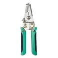 thumbnail image 4 of Pelacables Alicates para cables Accesorios para herramientas, Pelacables portátil para electricistas, Herramienta para cortar cables para prensar Verde, 4 of 8