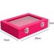 thumbnail image 4 of Caja de joyería para anillos con tapa de cristal, caja de almacenamiento de terciopelo, 4 of 5