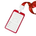 thumbnail image 5 of Yesbay Aluminum Alloy Vertical Business Work Name ID Card Badge Holder with Lanyard, 5 of 7