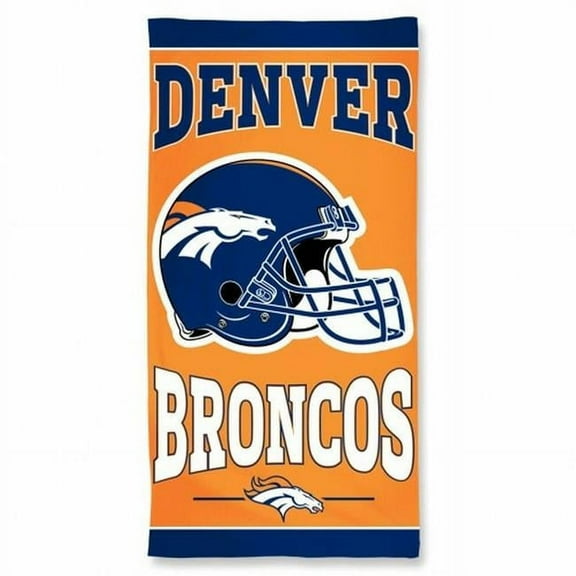 NFL Denver Bronco Cotton Beach Towel, 1 Each