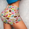 thumbnail image 6 of Rocae Color Donut for Women's Quick-Dry Running Shorts,Ladies Active Athletic Apparel Yoga Workout Gym Running Volleyball Spandex Shorts Large, 6 of 9