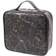 thumbnail image 1 of Estuche de viaje para maquillaje, bolsa organizadora de cosméticos, almacenamiento de herramientas de maquillaje con compartimentos ajustables para mujeres, brochas de maquillaje, artículos de tocado Namotu CZMR-ZC207, 1 of 7