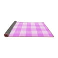 thumbnail image 2 of Ahgly Company Indoor Rectangle Checkered Pink Modern Area Rugs, 5' x 7', 2 of 4