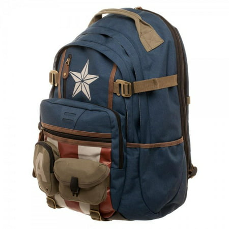 Captain America Better Built Backpack with Herringbone Accents - by