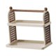 thumbnail image 2 of Soporte para tazas de café, organizador de cosméticos para baño, organización que ahorra espacio, multiusos Crema blanca de 2 capas, 2 of 9