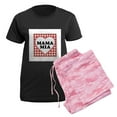 thumbnail image 5 of CafePress - Mama Mia Women's Dark Pajamas - Women's Short Sleeve Print T-Shirt and Pants Dark Cotton Pajama Set, 5 of 7