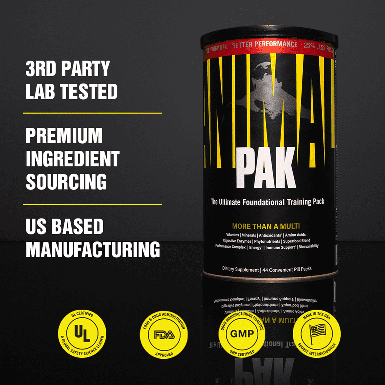 ユニバーサルニュートリション アニマルパック animal pak 2点セット Animal Pak - Daily Super Nutrition Multimineral Performance