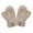 Beige, variant on Dyfzdhu Winter Gloves for Women Cute Bear Fuzzy Fleece Braided Rope Thick Thermal Mittens Khaki
