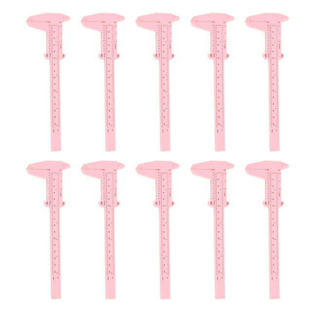 Regla para cejas NikouMX 10 piezas 150 mm Microblading plantilla