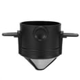 thumbnail image 4 of Portable Reusable Stainless Steel Drip Coffee Filter Strainer Holder Coffee Machine Accessory, 4 of 9