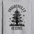 thumbnail image 3 of The Nightmare Before Christmas - Frightfully Festive - Men's Long Sleeve T-Shirt, 3 of 5