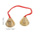 thumbnail image 2 of unbranded Tingsha Cymbals Bells Traditional Handheld Agogo Percussion Instrument for Meditation Sound Healing and Spiritual Balance, 2 of 8