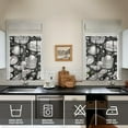 thumbnail image 2 of Vintage Kitchen Food Cooking Chef Tier Cafe Curtains for Bathroom Living RV Rod Pocket Window Drapes 36 Inch 2 Panels Set 28"x36" 2 Panels Window Treatment Tiers, 2 of 4
