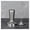 Silver, variant on 2 in 1 Espresso Coffee Stirrer & Espresso Hand Tamper 58mm, Tamper Coffee Ground Press Barista Tool for Portafilter Machine, with 5 Pin Needles Type Coffee Stirring Distribution Tool