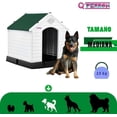 thumbnail image 4 of Casa Para Perro Q Perrón Tamaño Mediano Color Verde, 4 of 5