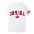 thumbnail image 4 of Boys Shirts Graphic T Shirt with Embroidered Maple Leaf Canadian Patriotic Celebration Tee for Kids White 3 Years-4 Years, 4 of 4