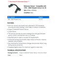 thumbnail image 2 of Reference Sensor - Compatible with 1995 - 2000 Chrysler Cirrus 2.5L V6 1996 1997 1998 1999, 2 of 2
