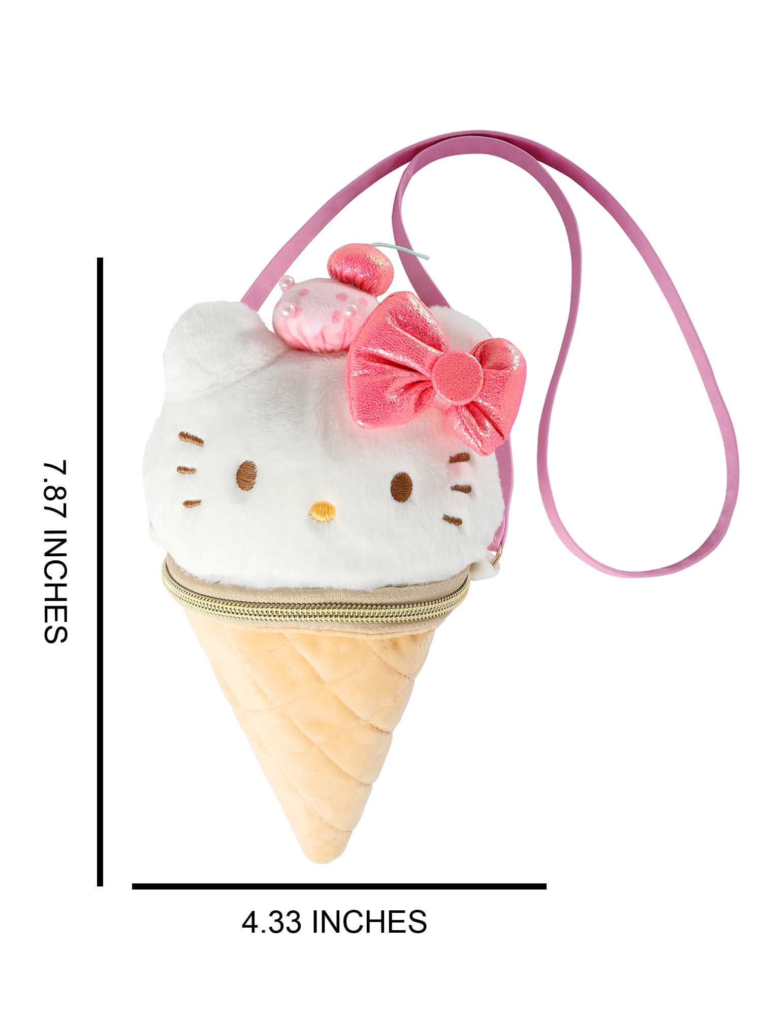 Sanrio Girls/Tween Hello Kitty Ice Cream Cone Shape Mini-Bag  display picture 1