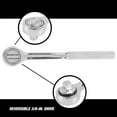 thumbnail image 3 of Hyper Tough Chrome Ratchet Wrench Heavy Duty Steel Round Head 3/8 inch, 3 of 13