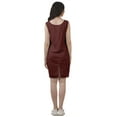 thumbnail image 3 of Moomaya WoMen's Solid Cotton Plus Size Lace Summer Outfit Sleeveless Mini Dress, 3 of 5