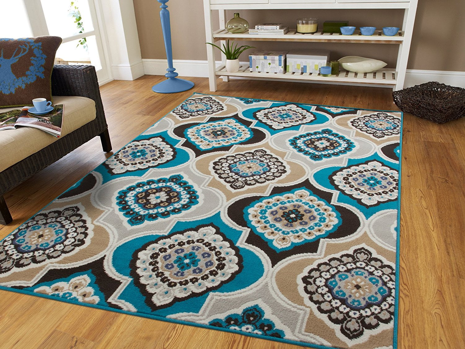 Ctemporary Area Rugs Blue 5x8 Area Rugs5x7 Blue Gray Rugs For Living Room Cheap Bedroom Office Rug 5x7 Modern Area Rug Under 5000blue Walmartcom Walmartcom