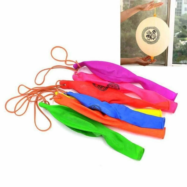 25 Large Punch Balloons with Elastic Multi Coloured Loot Bag Party