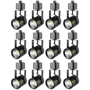 BENTISM 12 Pack 6.5W LED Track Lighting Heads Dimmable H Type Fixtures 3000K 470lm