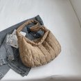 thumbnail image 3 of Bolso de hombro acolchado para mujer bolso de mensajero sólido de moda bolso de viaje de trabajo versátil, 3 of 9