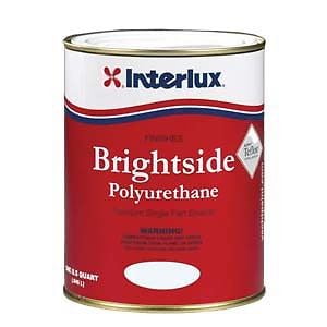Interlux Brightside Polyurethane Topside Boat Paint Fire Red 1 Quart