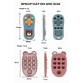 thumbnail image 3 of HippoBaby Silicone BPA-Free Food Grade Soft Remote Phone Baby Teether, 2 Count, 3 of 8