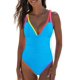 thumbnail image 1 of Traje de baño popvil de una pieza para mujer con control de barriga, 1 of 6
