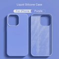 thumbnail image 3 of Original Liquid Silicone Case For iPhone 15 14 12 11 13 Pro Max Mini Luxury Shockproof Cover X XR XS 7 8 14 Plus SE Accessories, 3 of 5